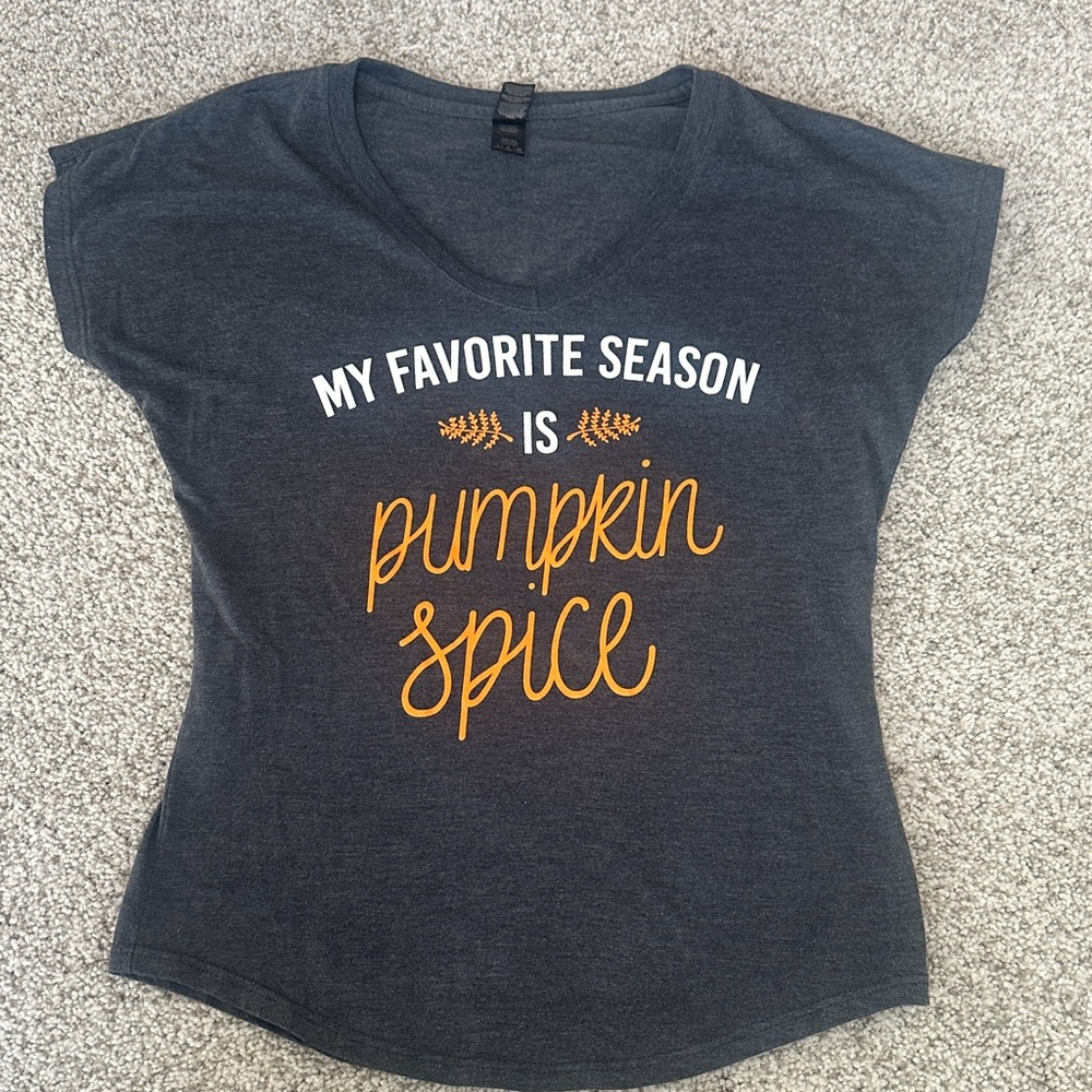 Women's Charcoal Gray Graphic Tee